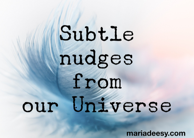 Subtle nudges from our Universe