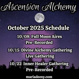 Ascension Alchemy Oct. 2025 Calendar